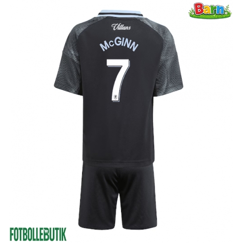 Aston Villa John McGinn #7 Bortaställ Barn 2025-26 Kortärmad (+ Korta byxor)